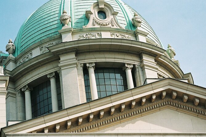Belgrade City Walk, Gathering and Sightseeing - Stop 2 at the House of the National Assembly: monumental architecture with a complicated building story
