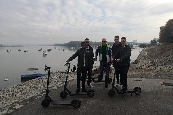 E-Scooter Serbian Food Tour - Zemun city center stop, short but purposeful