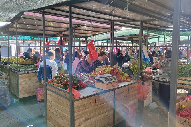 E-Scooter Serbian Food Tour - Zemunska Pijaca flea market, where the food feels real