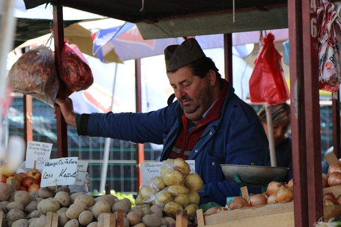 Food Tasting at Locals Favorite Farmers Market in Belgrade - The Grill Stop: Ćevapi and the Meat That Runs the Town
