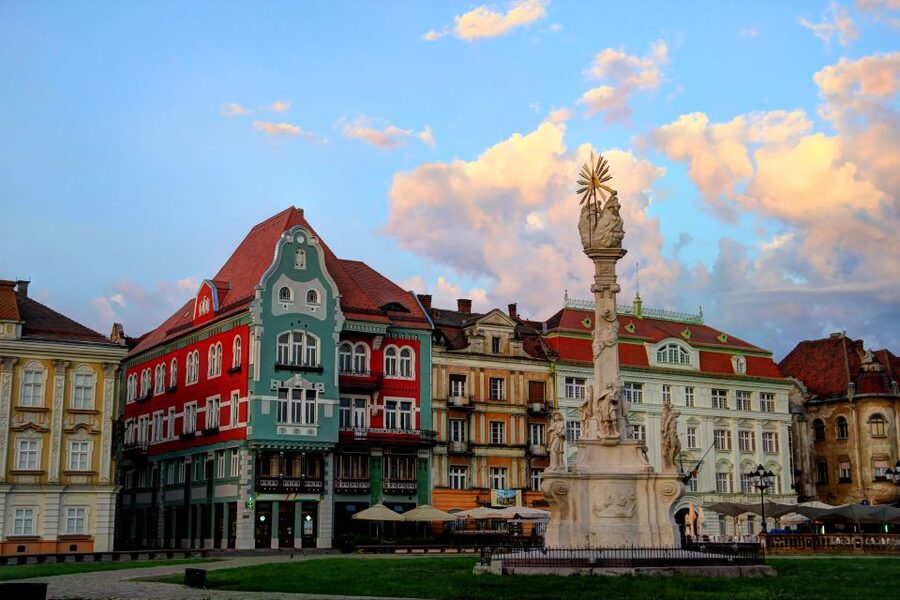 From Belgrade: Private Day Trip to Romania - Liberty Square and Union Square: the cathedral power of Timișoara