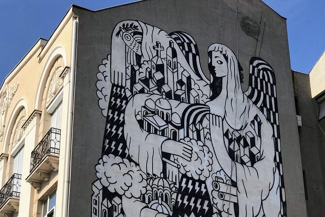 Private Belgrade Street Art and Adventures Walking Tour - Stop 4: Street Gallery, outdoor art inside a hidden passage