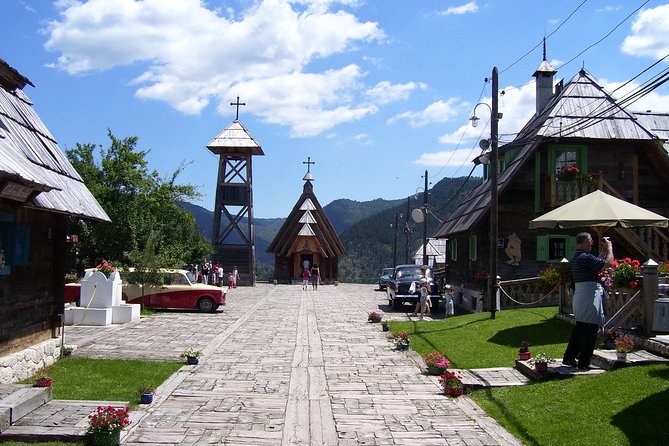 Šargan Eight Railway, Wooden Town & House on Drina river day trip from Belgrade - Enter Mokra Gora via the Šargan Eight narrow-gauge train