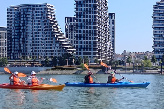 Self-guided kayak tour in Belgrade - Paddling the confluence, with Belgrade Fortress in your sightline